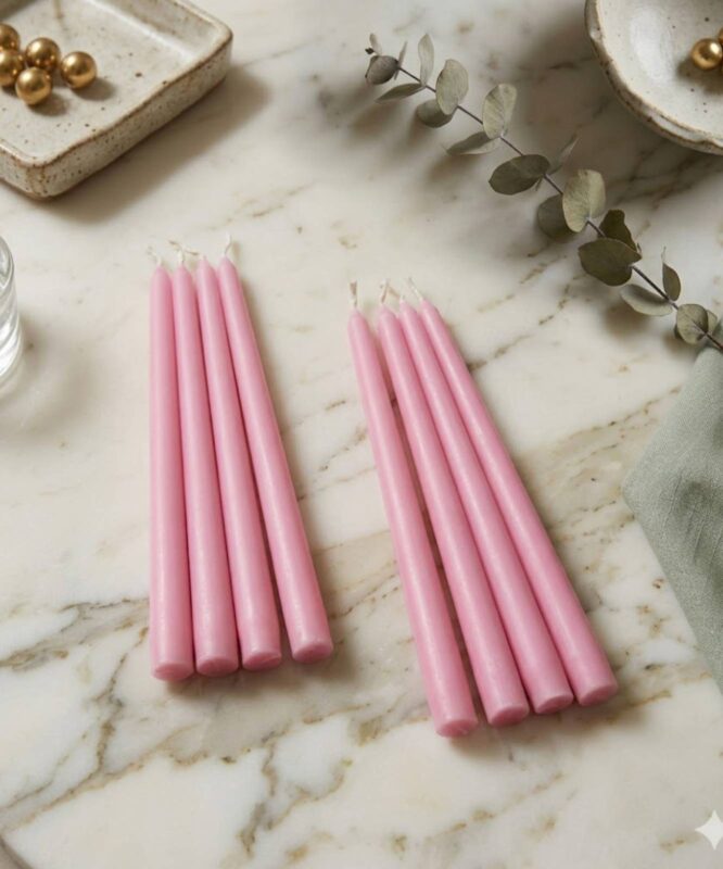 Elegant Taper Candles (Set of 4)